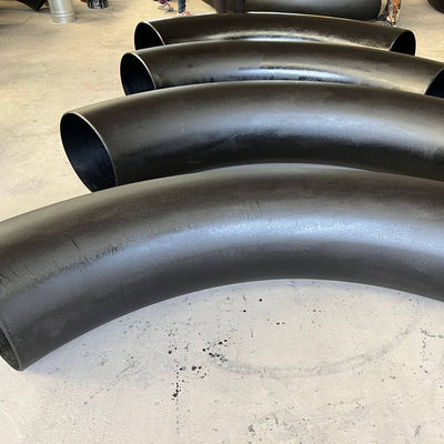 काले रंग का कार्बन स्टील पाइप फिटिंग्स गैस कनेक्शन के लिए कोहनी A234 WPB ASME B16.9